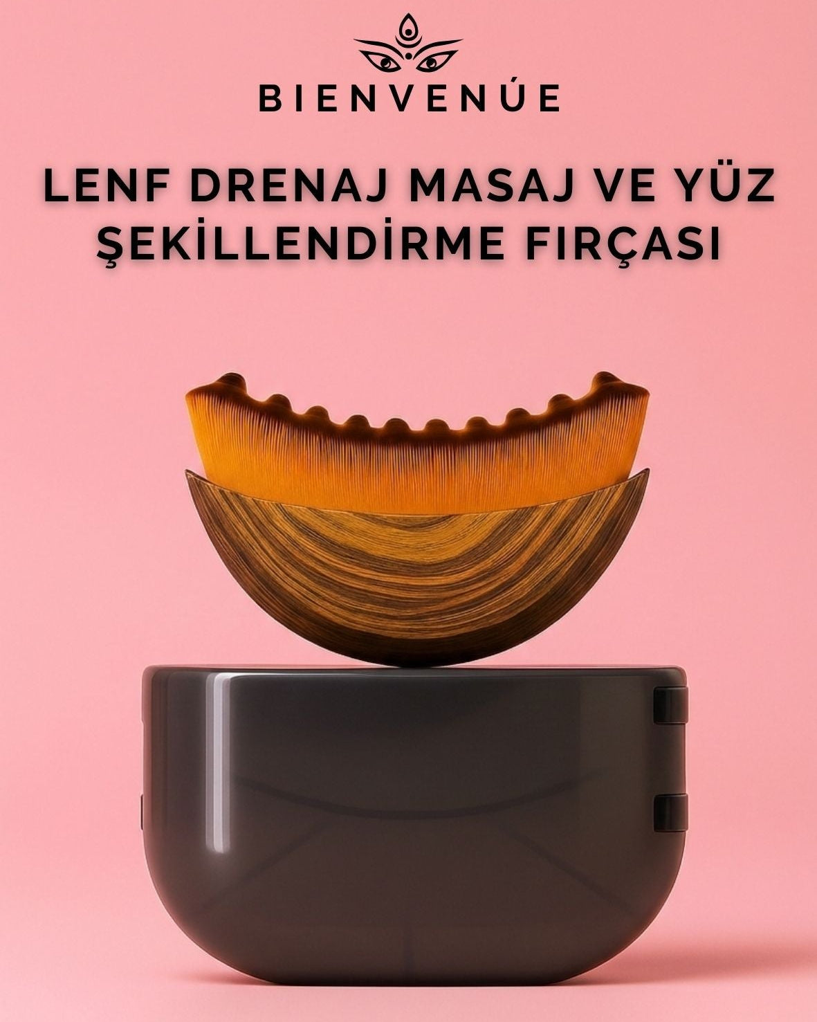 Lenf Drenaj Masaj ve Yüz Şekillendirme Fırçası
