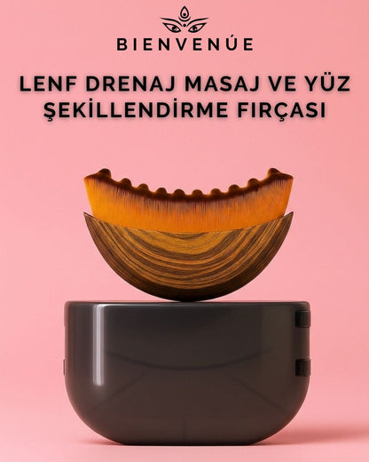 Lenf Drenaj Masaj ve Yüz Şekillendirme Fırçası
