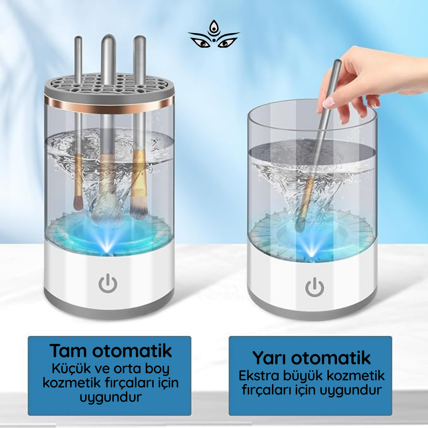 Makyaj Fırçası Yıkama Makinesi