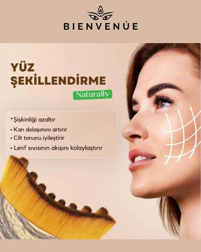 Lenf Drenaj Masaj ve Yüz Şekillendirme Fırçası