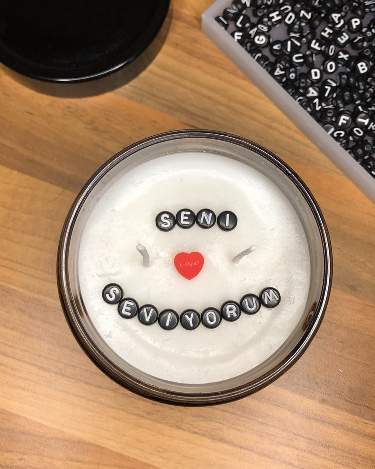 Secret Candle - Gizli Mesajlı Kavanoz Mum