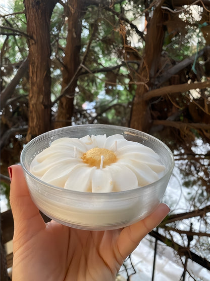 Daisy Candle - Papatyalı Soya Mum