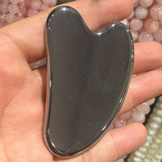 Terahertz Taşı Kalp Gua Sha Masaj Aleti